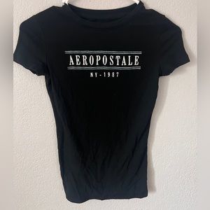Aeropostale Fitted Black T Shirt